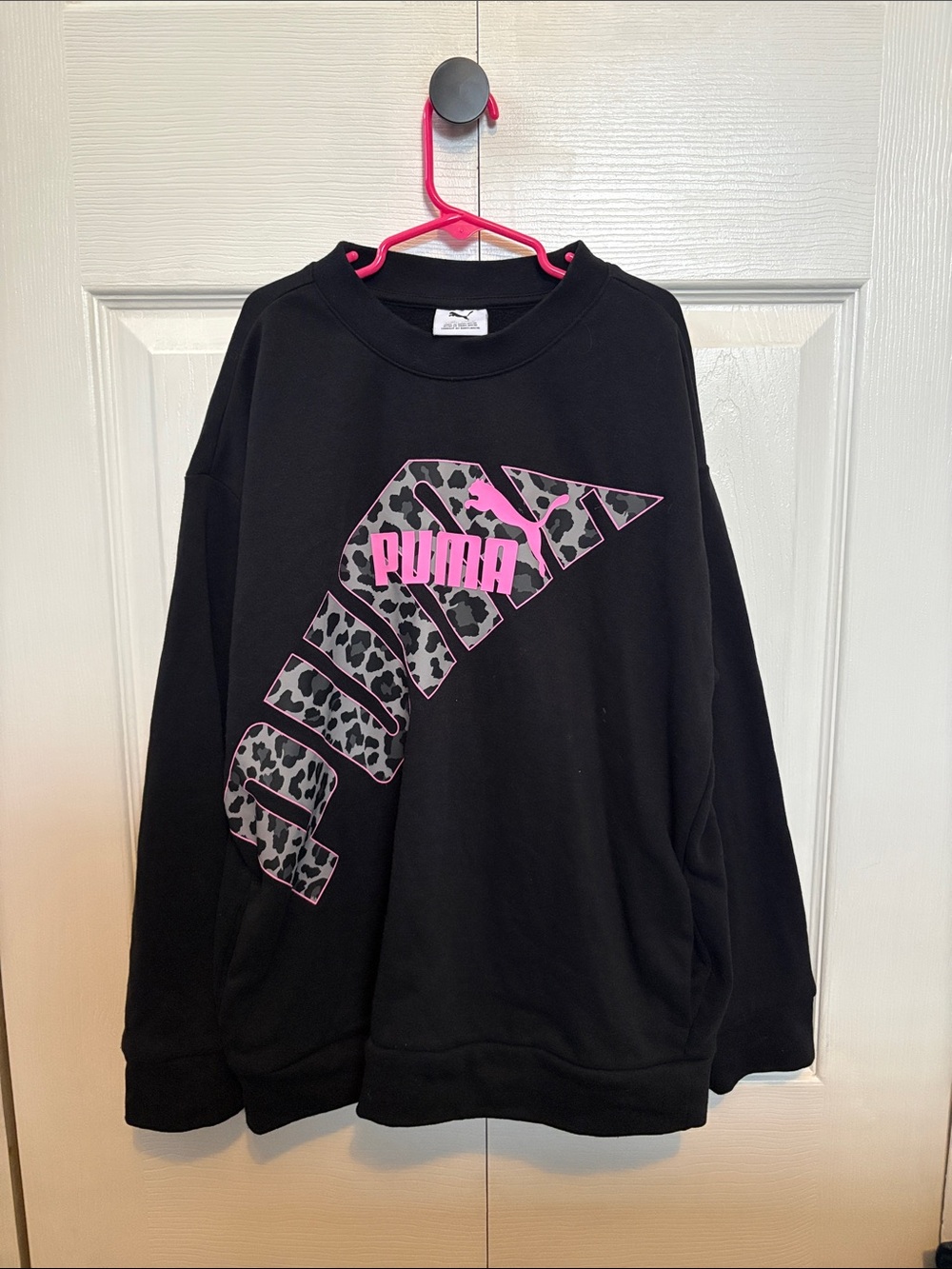 Girls Cheetah Puma Sweatshirt